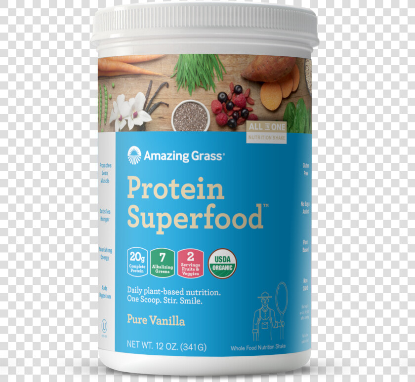 Amazing Grass Protein Superfood  HD Png DownloadTransparent PNG