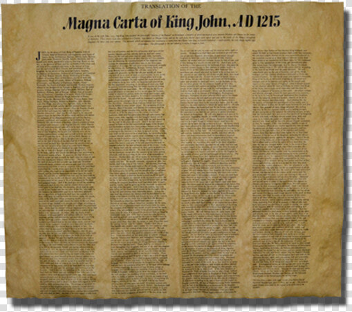 Magna Carta Of King John Ad 1215  HD Png DownloadTransparent PNG