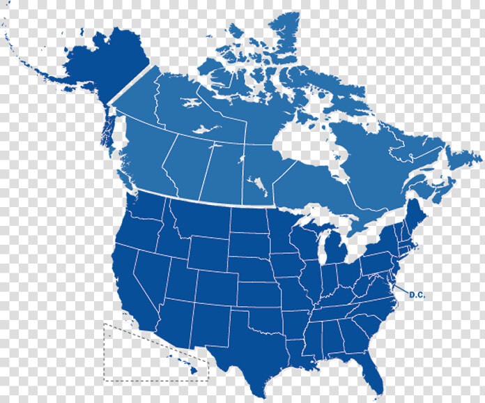 America Political Map  HD Png DownloadTransparent PNG