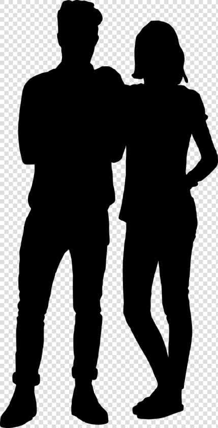 Relationship Men Women Free Picture   Men And Women Silhouette Png  Transparent PngTransparent PNG