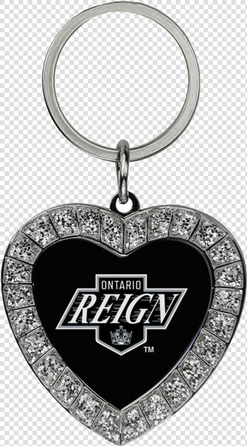 Ontario Reign Bling Heart Keychain   Keychain  HD Png DownloadTransparent PNG