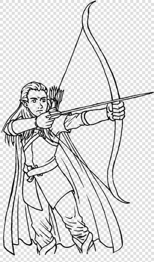 Thumb Image   Lord Of The Rings Legolas Coloring Pages  HD Png DownloadTransparent PNG