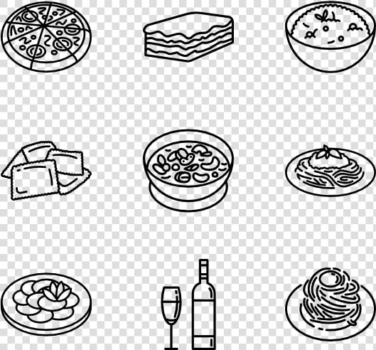 Italian Food   Food Vector Icons Png  Transparent PngTransparent PNG