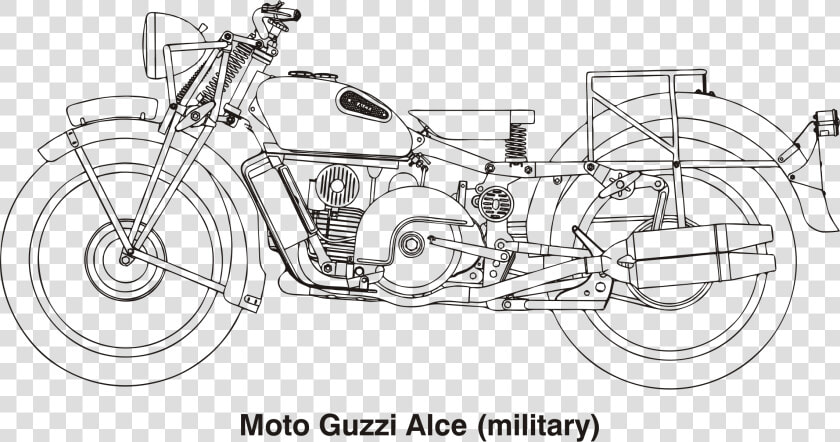 Moto Guzzi Alce   Year 1939 Clip Arts   Moto Guzzi Disegno  HD Png DownloadTransparent PNG