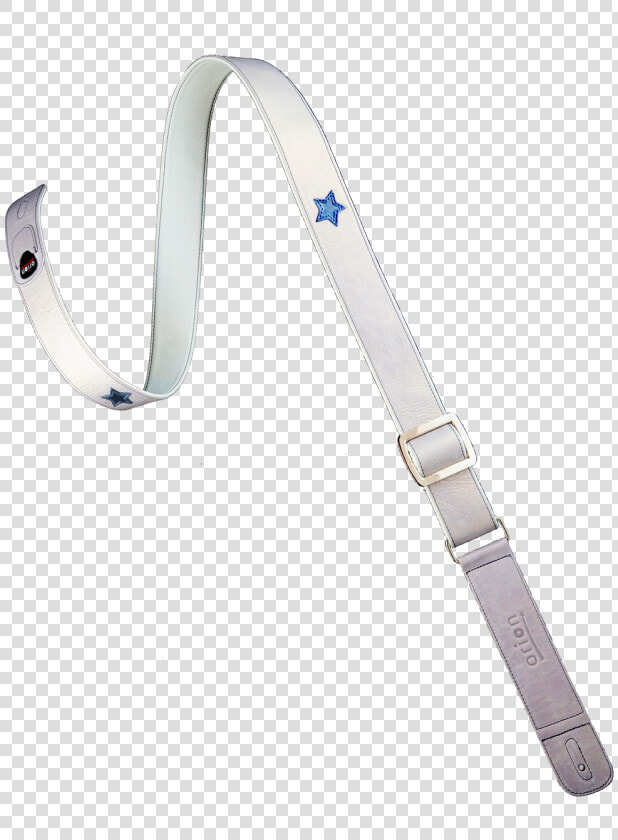 Silver Blue Leather Guitar Strap   Silver Leather Guitar Strap  HD Png DownloadTransparent PNG