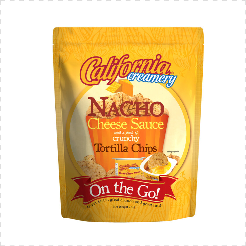 California Creamery Nacho Cheese Sauce And Tortilla  HD Png DownloadTransparent PNG