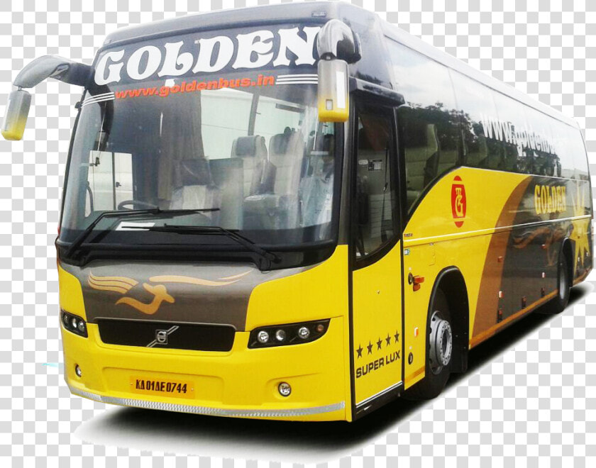 Golden Bus Pune To Mumbai  HD Png DownloadTransparent PNG