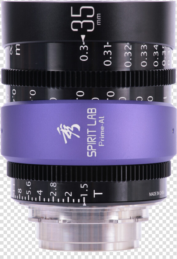 Spirit Lab Cine Prime Lens 35mm T1   Full Frame Lens Pl  HD Png DownloadTransparent PNG