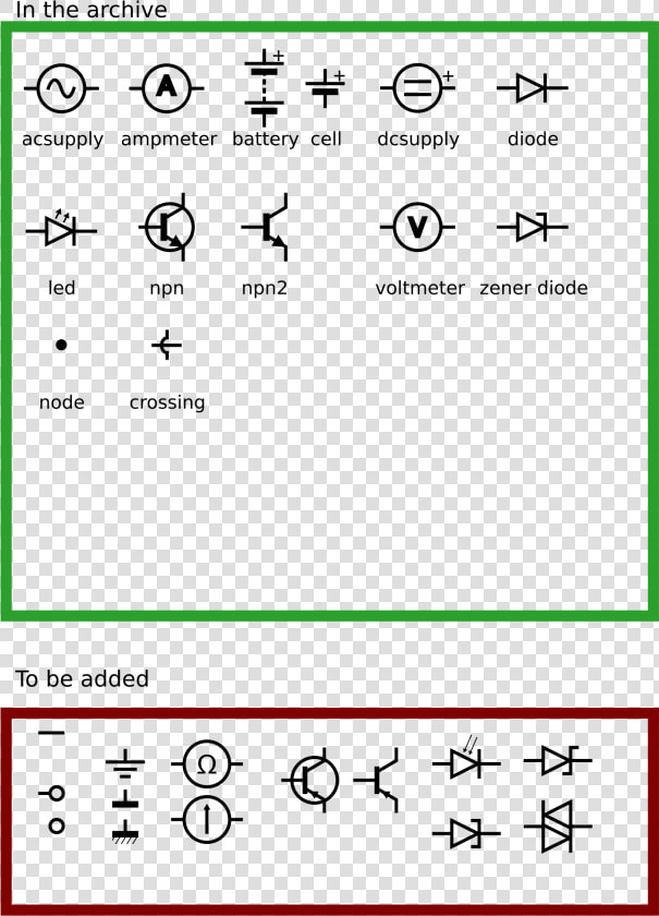 Iec Electronic Circuit Symbols Clip Arts   Electrical Circuit Symbols  HD Png DownloadTransparent PNG