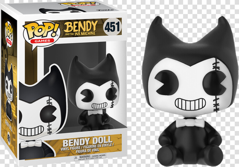 Funko Pop Games Bendy And The Ink Machine Bendy Doll   Bendy And The Ink Machine  HD Png DownloadTransparent PNG