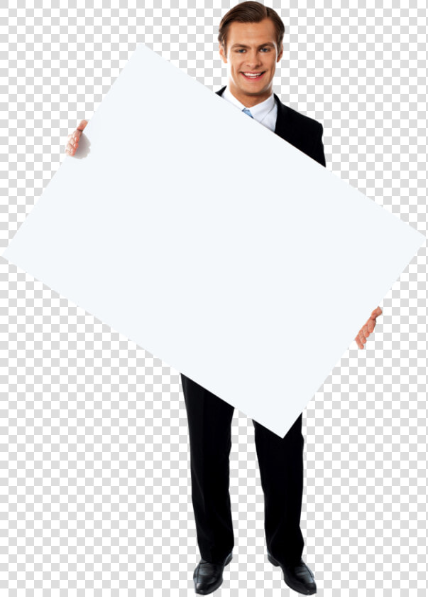 Businessmen Holding Banner   Illustration  HD Png DownloadTransparent PNG