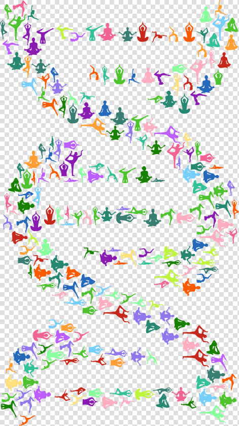 Yoga Dna Clip Arts   Dna Art Black And White  HD Png DownloadTransparent PNG