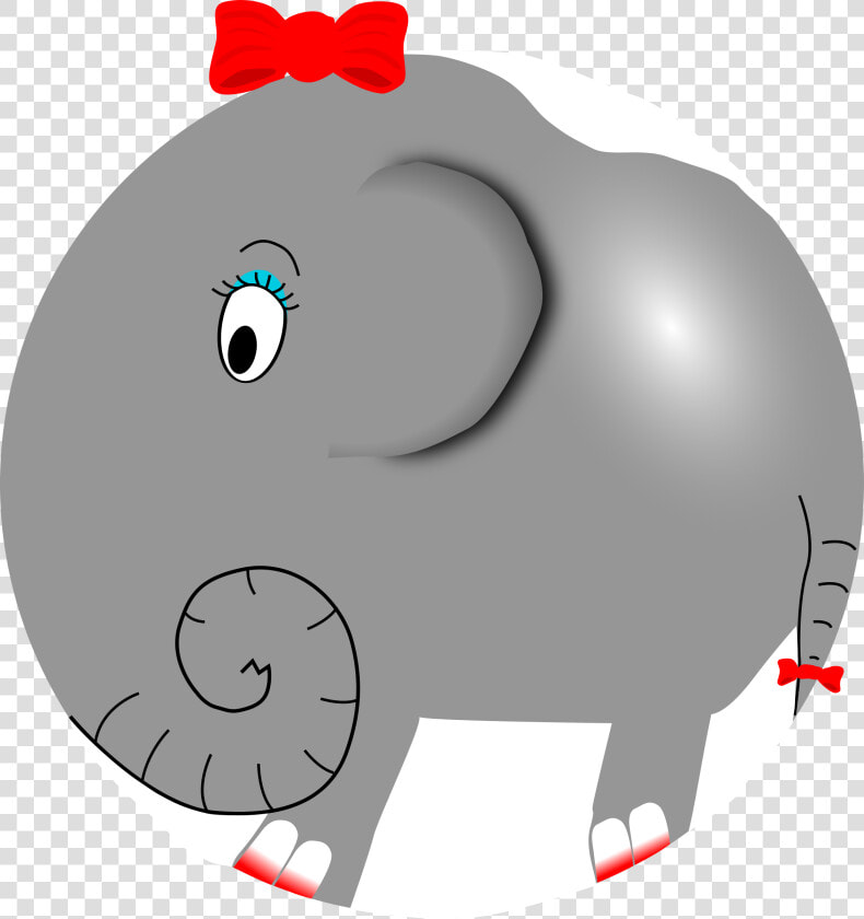 Funny Little Cartoon Clip Arts   Elephant Cartoon Animation  HD Png DownloadTransparent PNG