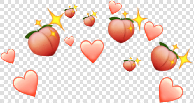  peaches  feelingpeachy  peachy  peach  peachcrown   Peach Emoji Crown Png  Transparent PngTransparent PNG