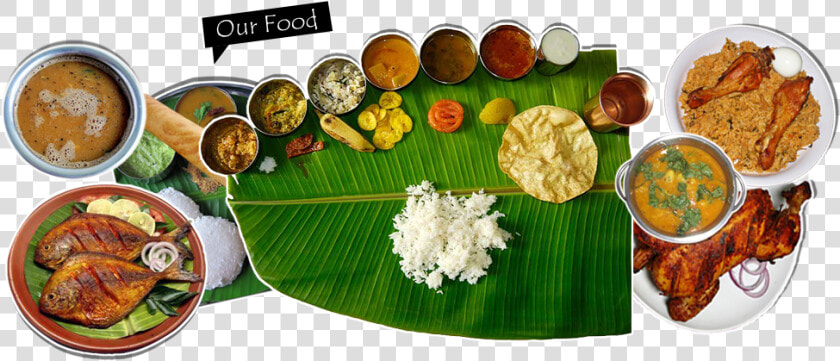 Banner Lankan Food   South Indian Thali  HD Png DownloadTransparent PNG