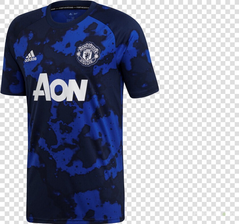 T Shirt Adidas Manchester United Fc Home Pre Match   Manchester United T Shirt Home  HD Png DownloadTransparent PNG