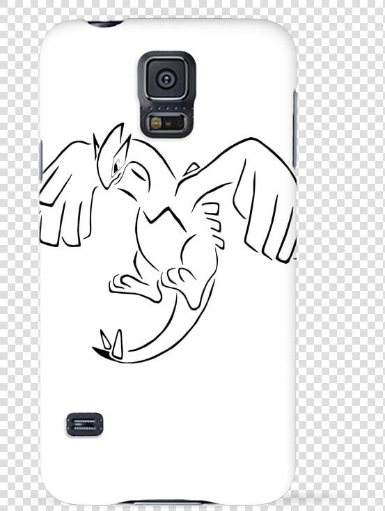 Coque 3d Samsung Galaxy S5 Lugia Par Kazeshini   Sketch  HD Png DownloadTransparent PNG