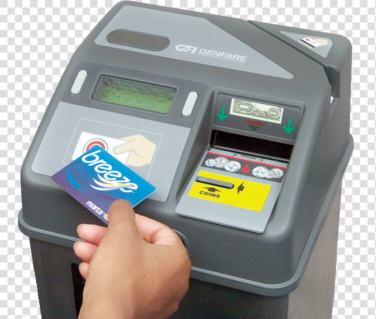 Breeze Farebox   Marta Bus Fare Box  HD Png DownloadTransparent PNG