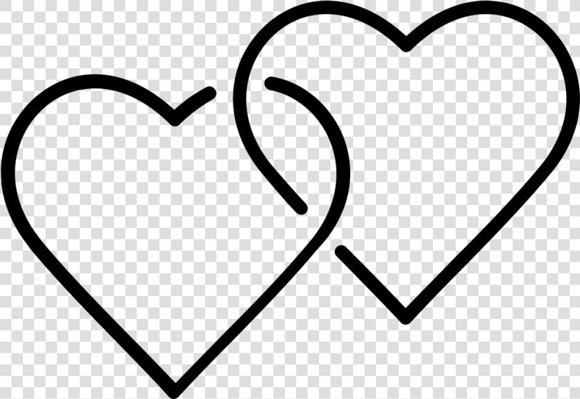 Heart   Transparent Cartoons   Herzen Valentinstag Schwarz Weiss  HD Png DownloadTransparent PNG