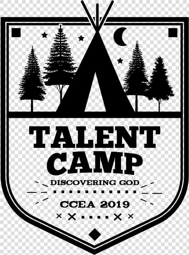 Talent Camp Logo 2019 Black   Logo Adventure Camp Png  Transparent PngTransparent PNG