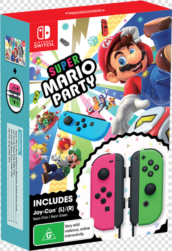 Mario Party Joy Con   Nintendo Switch Mario Party Bundle  HD Png DownloadTransparent PNG