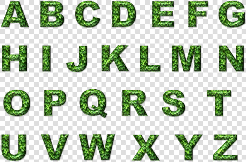 Alphabet  Environmental  Ecological  Green  Letters    Abc Words  HD Png DownloadTransparent PNG