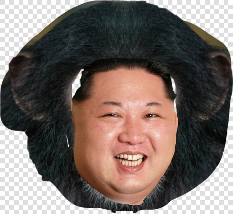  freetoedit Kim Jung Monkey Face Un why Na Got Nuked p3   Kim Jong Un A Monarch  HD Png DownloadTransparent PNG