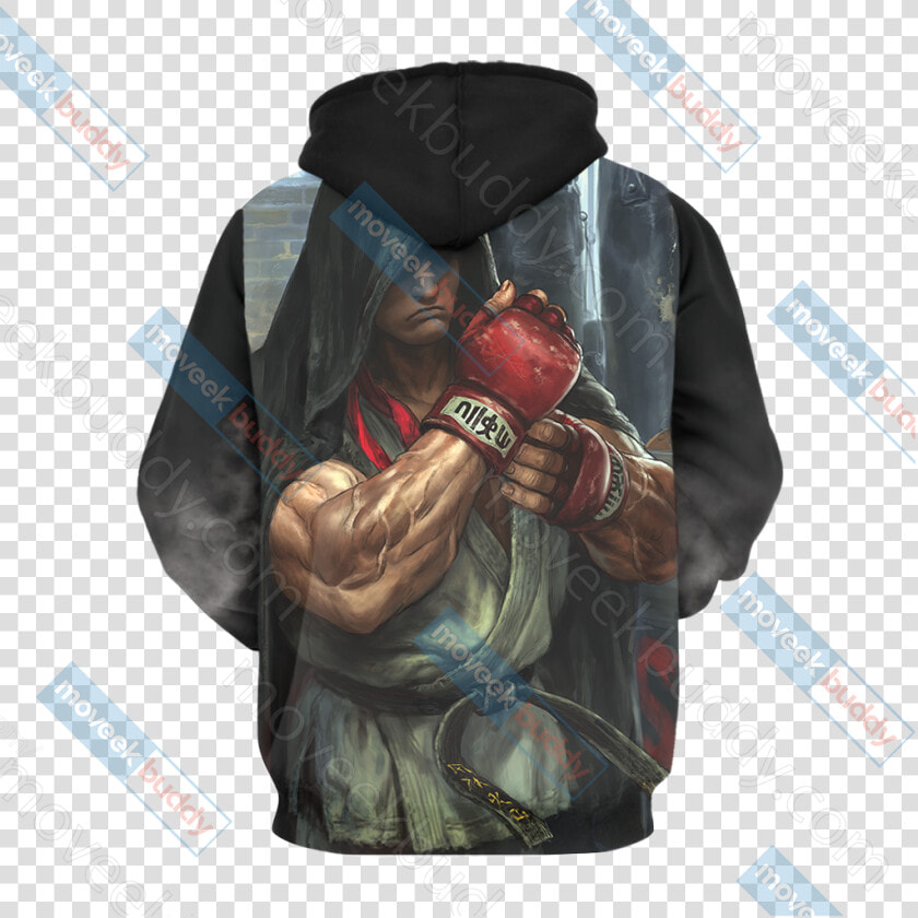 Ryu 3d Hoodie   Adesivo Lutador  HD Png DownloadTransparent PNG