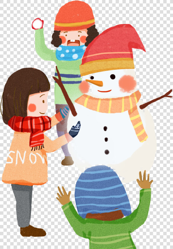 Fresh Colored Cartoon Mother Png And Psd   Kids Winter Png  Transparent PngTransparent PNG