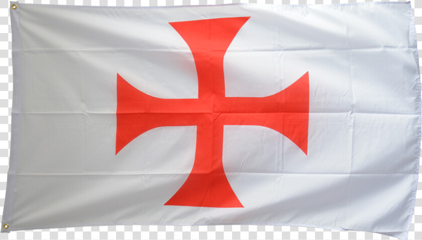 Templar Cross Flag   Drapeau Croix  HD Png DownloadTransparent PNG