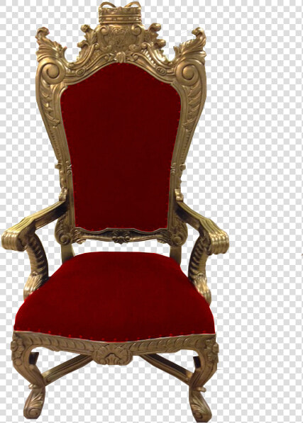 Red Santa S Throne   King  39 s Throne Transparent Background  HD Png DownloadTransparent PNG