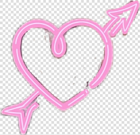  heart  herz  neon  pink  hearts   Heart  HD Png DownloadTransparent PNG