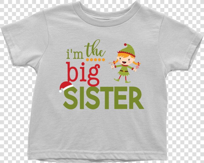 Big Sister Christmas Shirt  Pregnancy Announcement    Christmas Elf  HD Png DownloadTransparent PNG