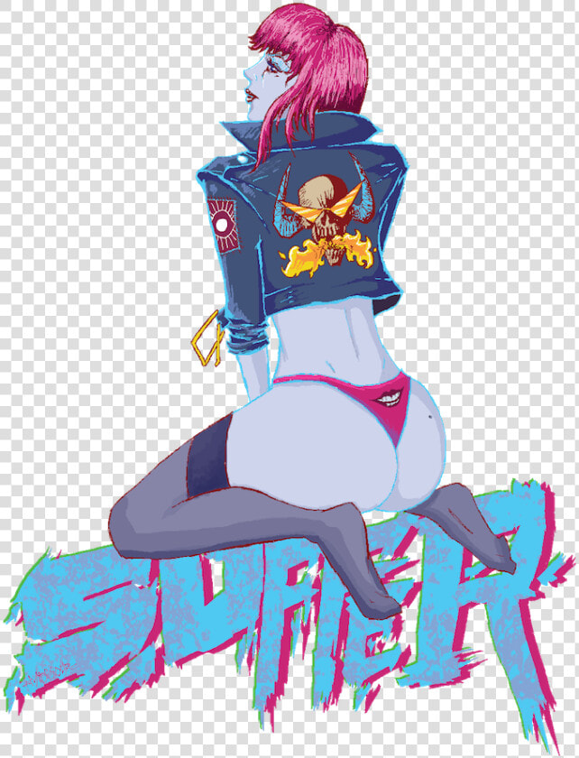 Cyberpunk Gurl   Illustration  HD Png DownloadTransparent PNG