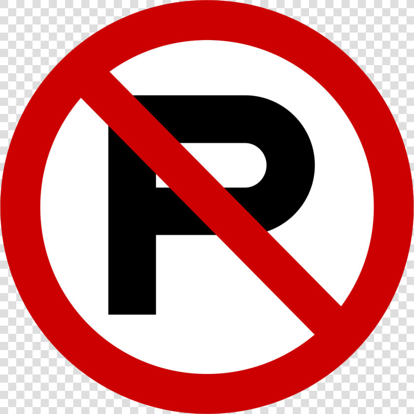 Indonesian Road Sign B4b   Safety Signs No Parking  HD Png DownloadTransparent PNG