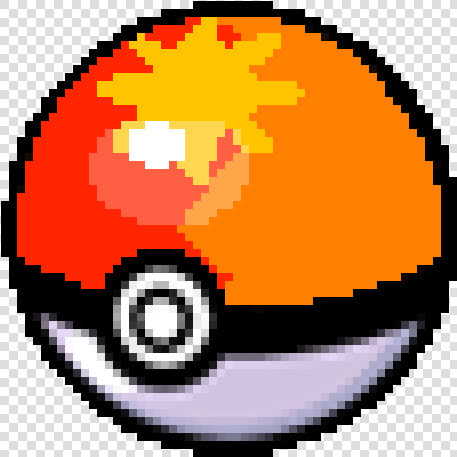 Pokeball Sprite Pokemon Fan Made Cliparts Transparent   Pokeball Png  Png DownloadTransparent PNG