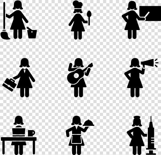 Working Women   Working Woman Icon  HD Png DownloadTransparent PNG