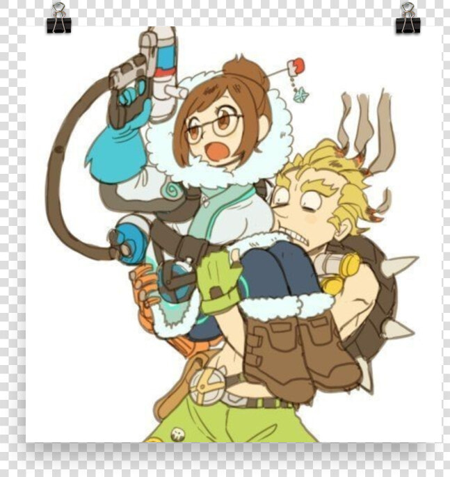 Mei And Junkrat   Overwatch Mei X Junkrat  HD Png DownloadTransparent PNG