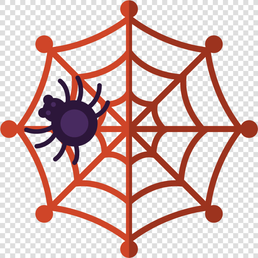 Cartoon Spiderweb Clipart   Spider Web Cartoon  HD Png DownloadTransparent PNG