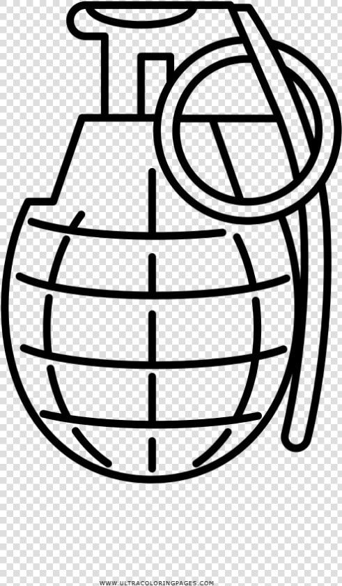 Grenade Coloring Page Ultra   Granat Rysunek  HD Png DownloadTransparent PNG