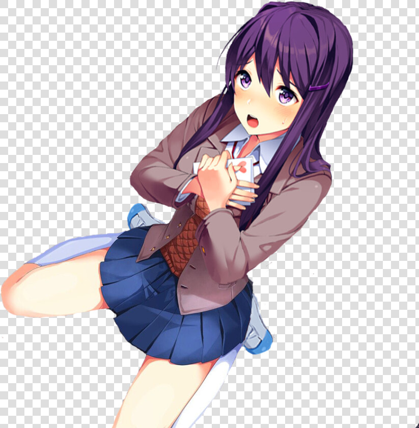 Embarrassed Yuri Ddlc Transparent  HD Png DownloadTransparent PNG