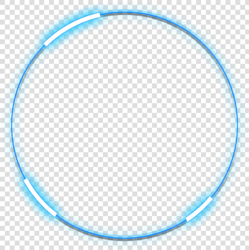  neon  round  blue  freetoedit  circle  frame  border   Circle  HD Png DownloadTransparent PNG