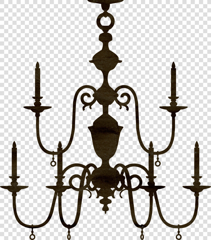 Chandelier Silhouette Clip Art   Ballroom Chandelier Silhouette  HD Png DownloadTransparent PNG