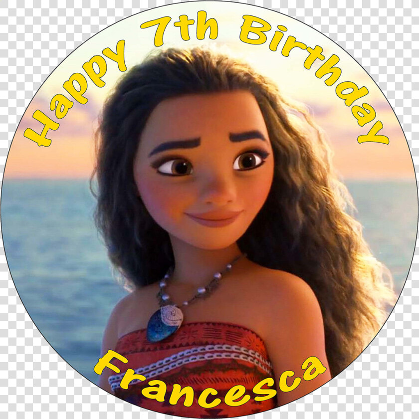 Moana Edible Cake Topper  HD Png DownloadTransparent PNG