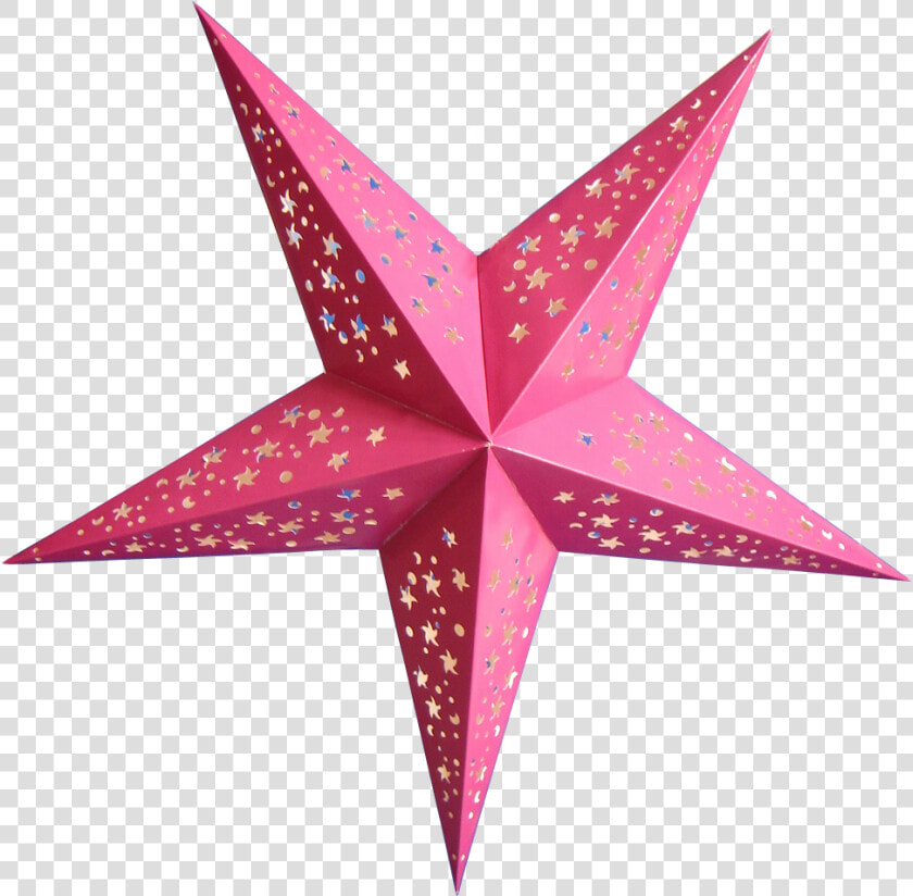 Origami Decoration Led Paper Lantern Star Shape Ceiling   Julstjärna Grön  HD Png DownloadTransparent PNG