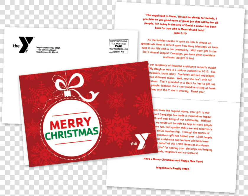 Christmas Card   Ymca Christmas Cards  HD Png DownloadTransparent PNG