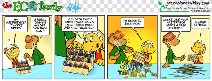 Comic Strip On Reduce Reuse And Recycle  HD Png DownloadTransparent PNG