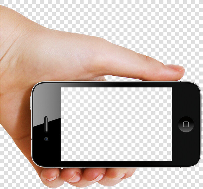 Transparent Hand With Phone Png   Phone And Hand Png  Png DownloadTransparent PNG