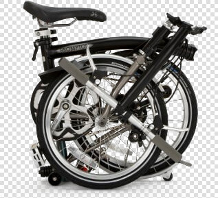 Parallax5   Brompton Folding Bike Folded  HD Png DownloadTransparent PNG