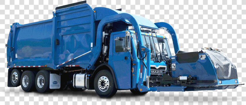 Heil Automated Front Load Garbage Truck   Garbage Truck  HD Png DownloadTransparent PNG